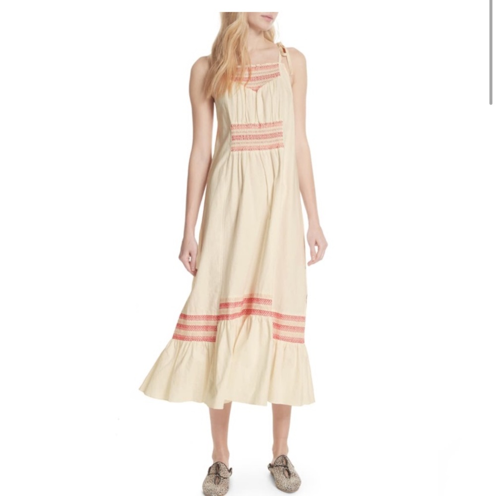 Free people another love linen/cotton sundress. M
